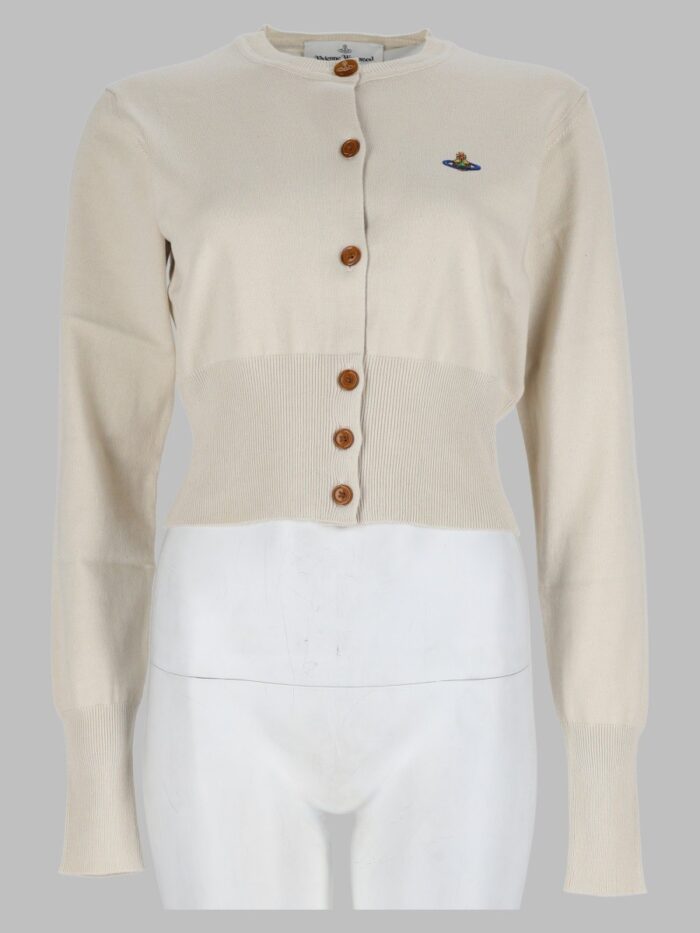 vivienne westwood cardigan "bea" cropped Vivienne Westwood Cardigan "Bea" Cropped