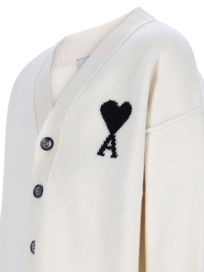 AMI PARIS CARDIGAN CON LOGO