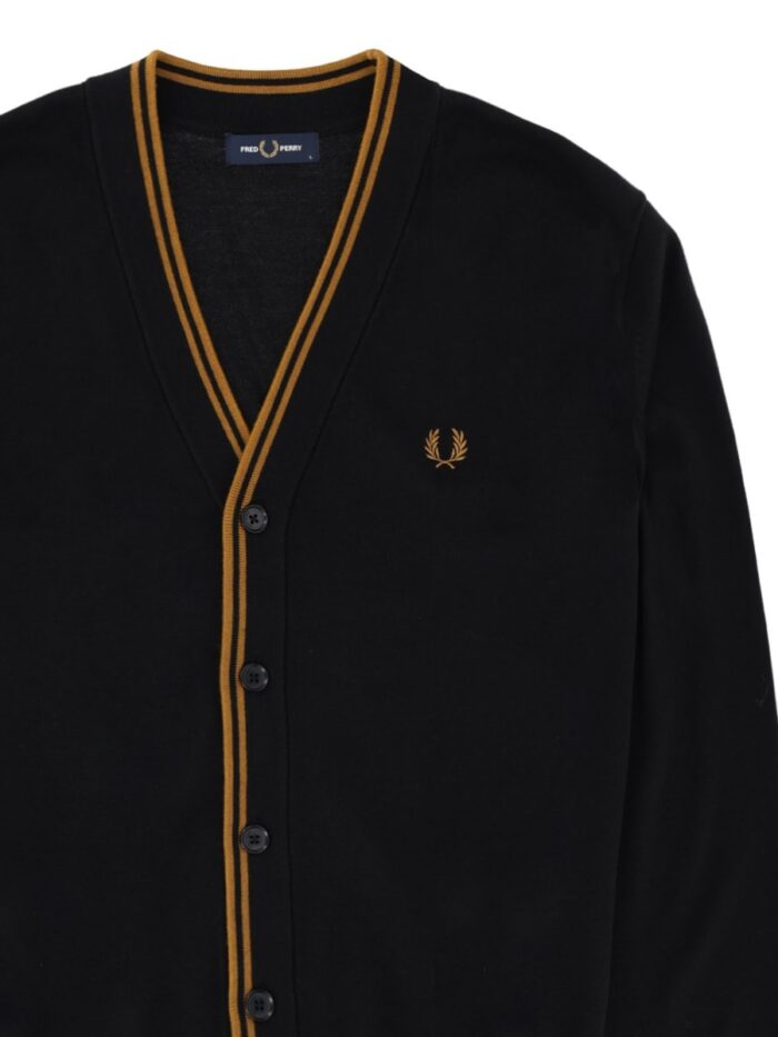 FRED PERRY Cardigan Con Logo