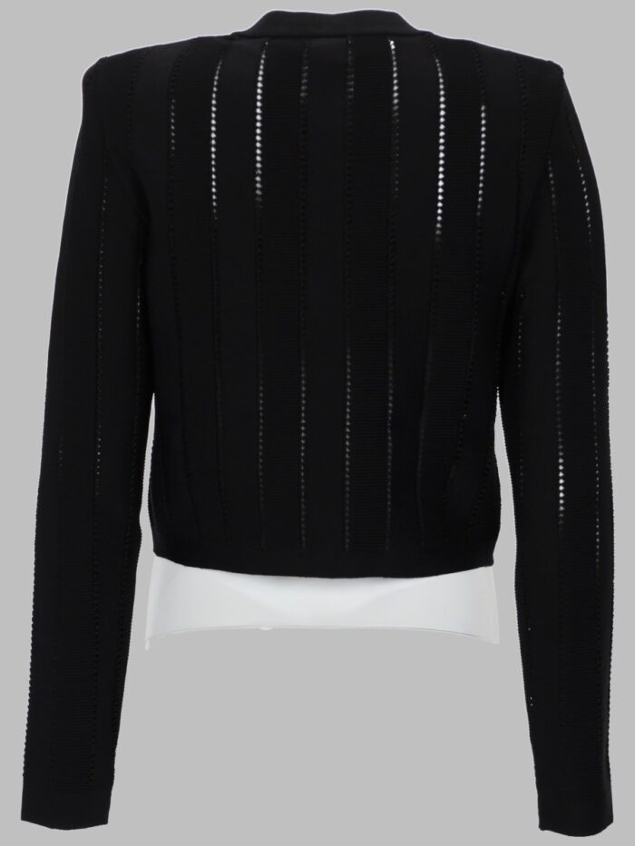 Balmain CARDIGAN CORTO IN MAGLIA
