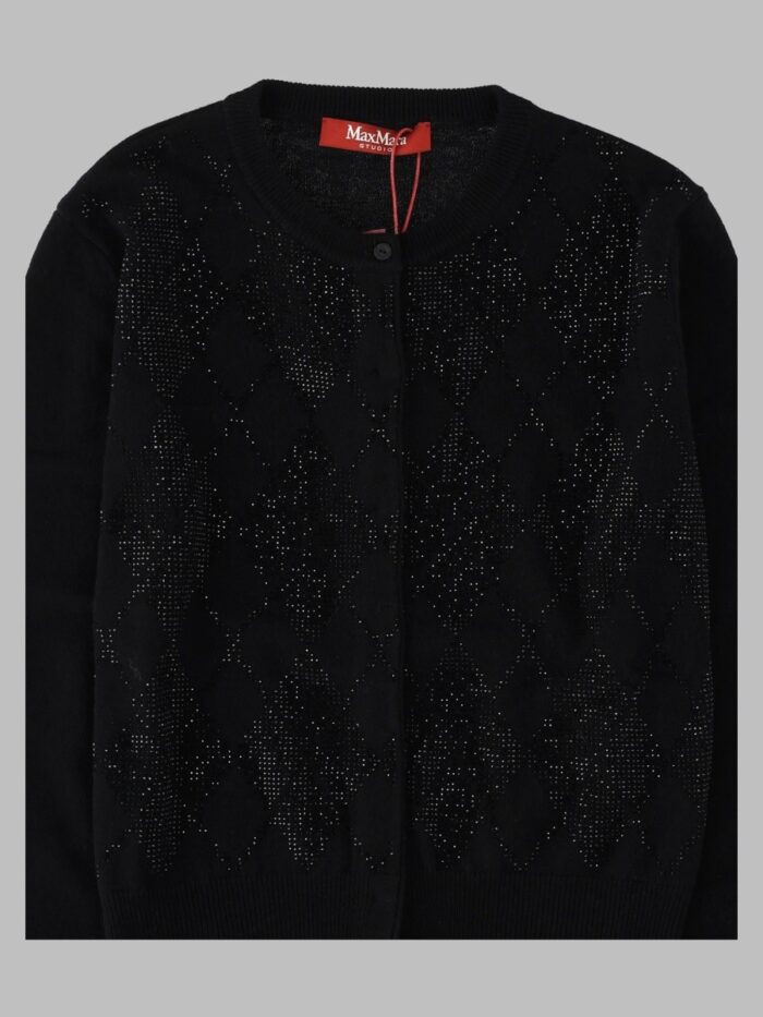 MAX MARA STUDIO Cardigan "Giovane" In Lana E Cashmere