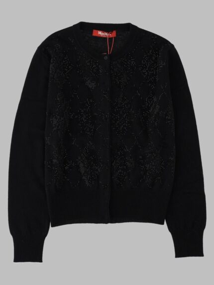 MAX MARA STUDIO Cardigan "Giovane" In Lana E Cashmere