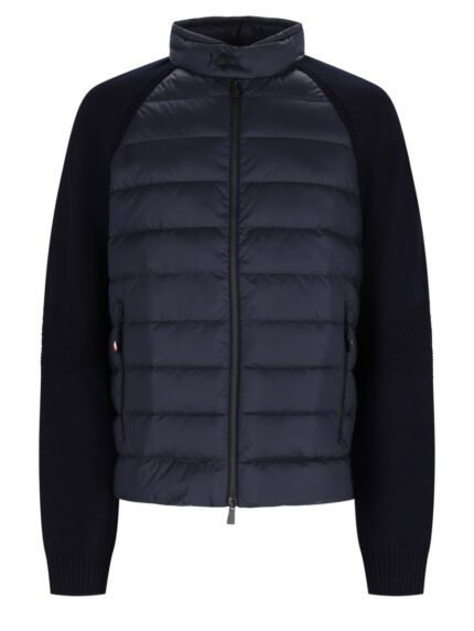 MONCLER GRENOBLE Cardigan Imbottito Con Zip