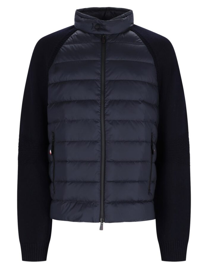 moncler grenoble cardigan imbottito con zip MONCLER GRENOBLE Cardigan Imbottito Con Zip