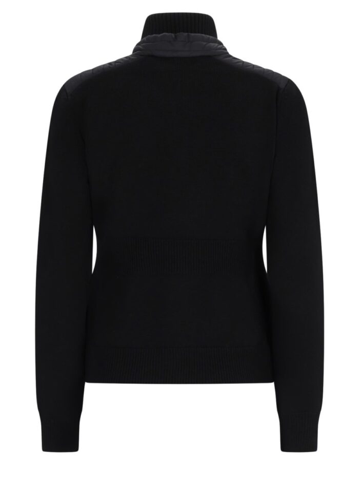 MONCLER GRENOBLE Cardigan Imbottito In Misto Lana