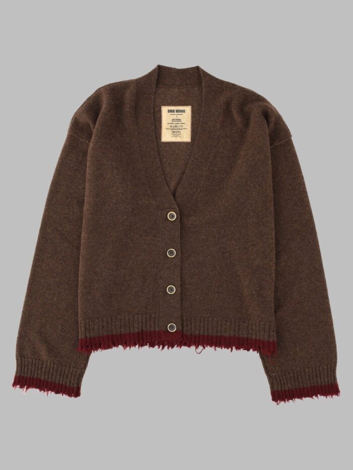 uma wang cardigan in cashmere UMA WANG Cardigan In Cashmere