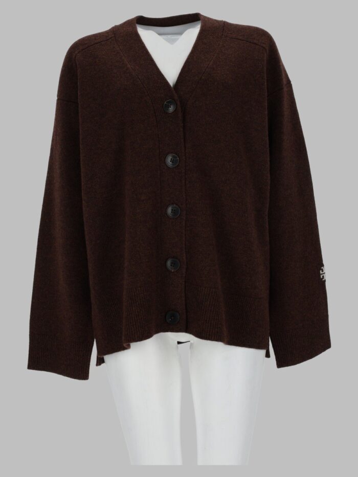tory burch cardigan in lana con logo Tory Burch Cardigan In Lana Con Logo