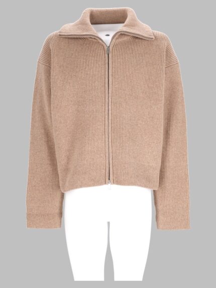 STUDIO NICHOLSON Cardigan In Lana Con Zip
