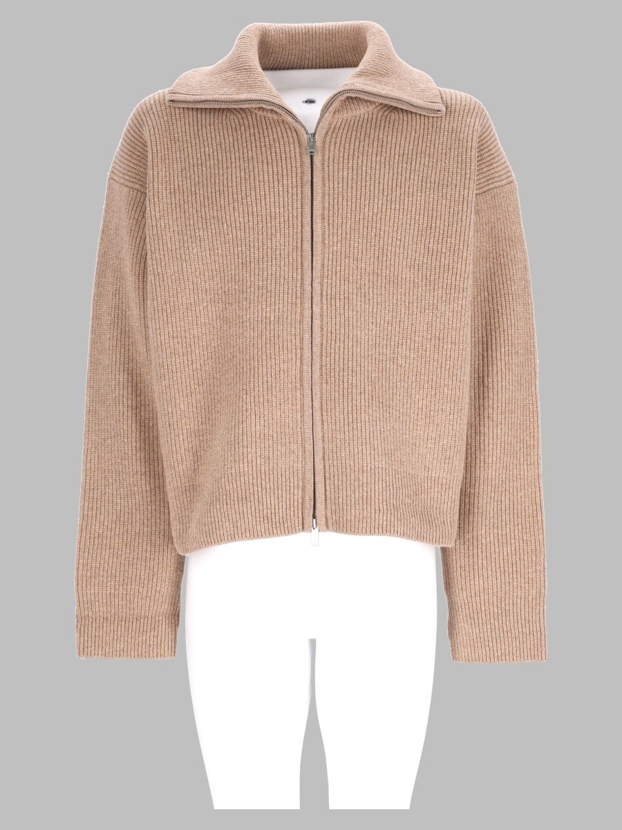 STUDIO NICHOLSON Cardigan In Lana Con Zip