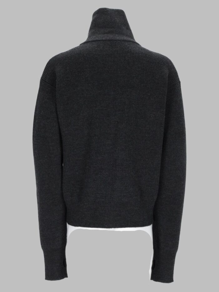 LEMAIRE Cardigan In Lana Con Zip