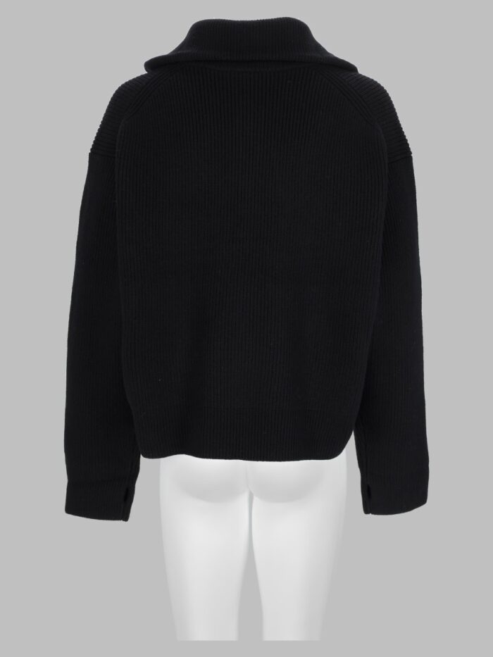 STUDIO NICHOLSON Cardigan In Lana Con Zip