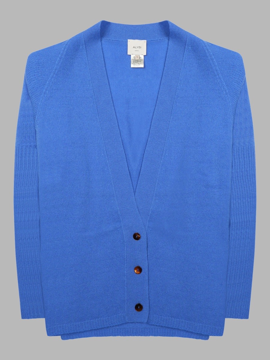ALYSI Cardigan In Lana Merino E Cashmere