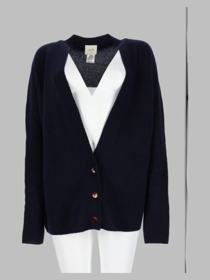 ALYSI Cardigan In Lana Merino E Cashmere
