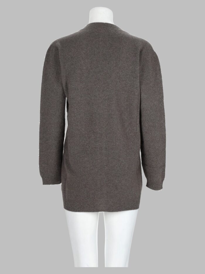 Fabiana Filippi Cardigan In Lana Misto Seta E Cashmere