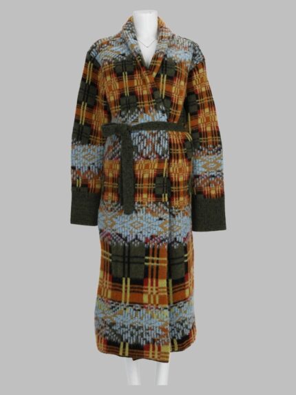 Dries Van Noten Cardigan Lungo In Cashmere E Lana