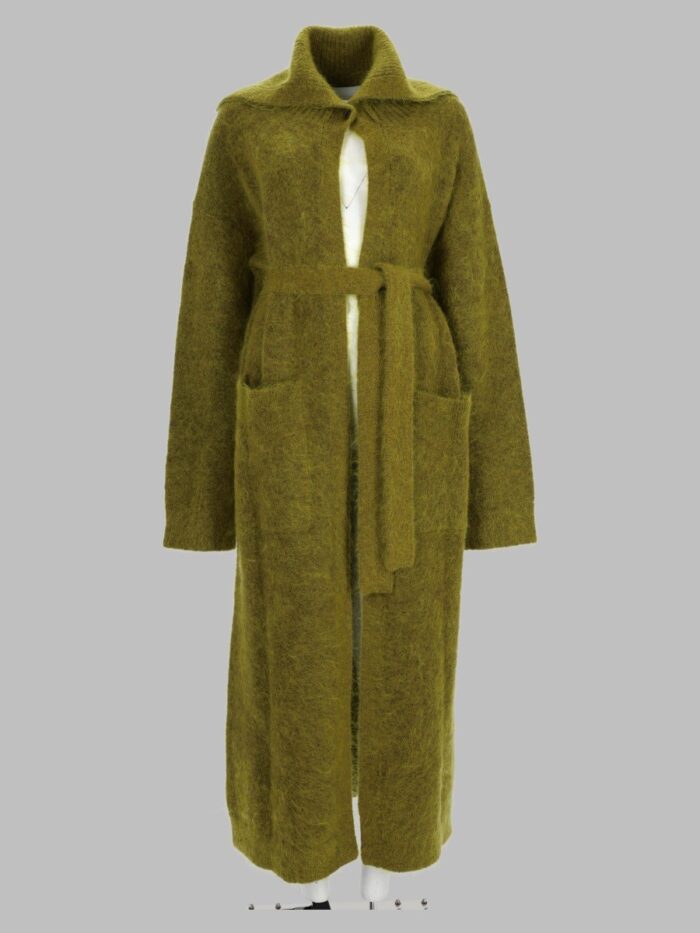 ganni cardigan lungo in lana e mohair GANNI Cardigan Lungo In Lana E Mohair