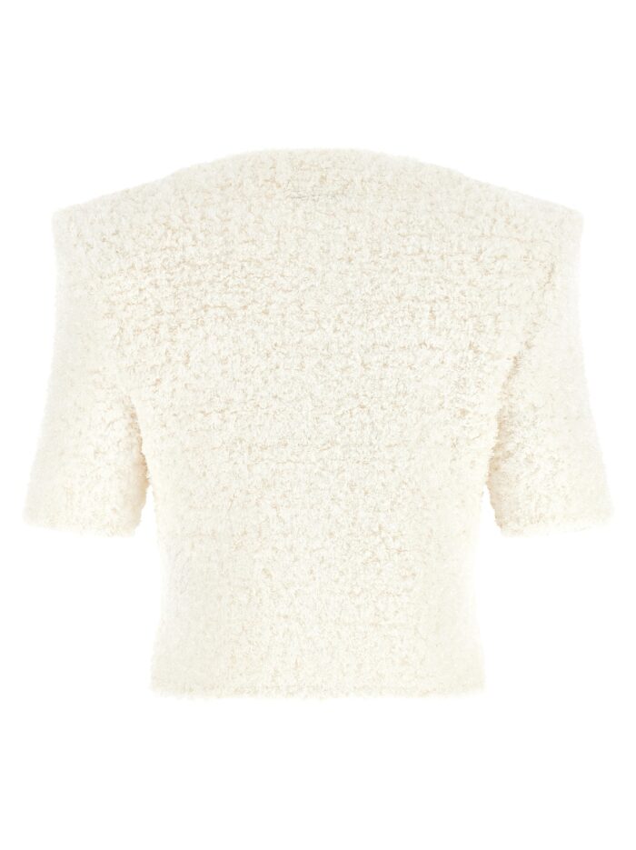 Balmain Cardigan Tweed Plumetis