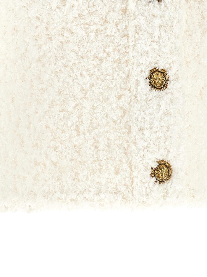 Balmain Cardigan Tweed Plumetis
