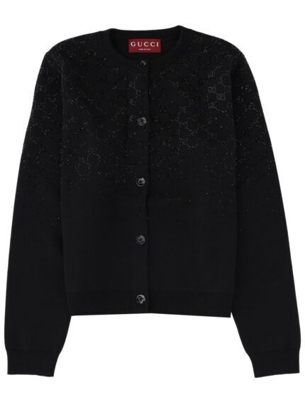 Gucci CARDIGAN WITH CRYSTALS