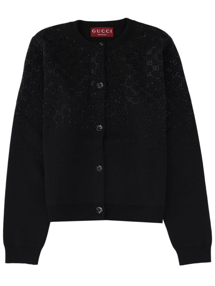 Gucci CARDIGAN WITH CRYSTALS
