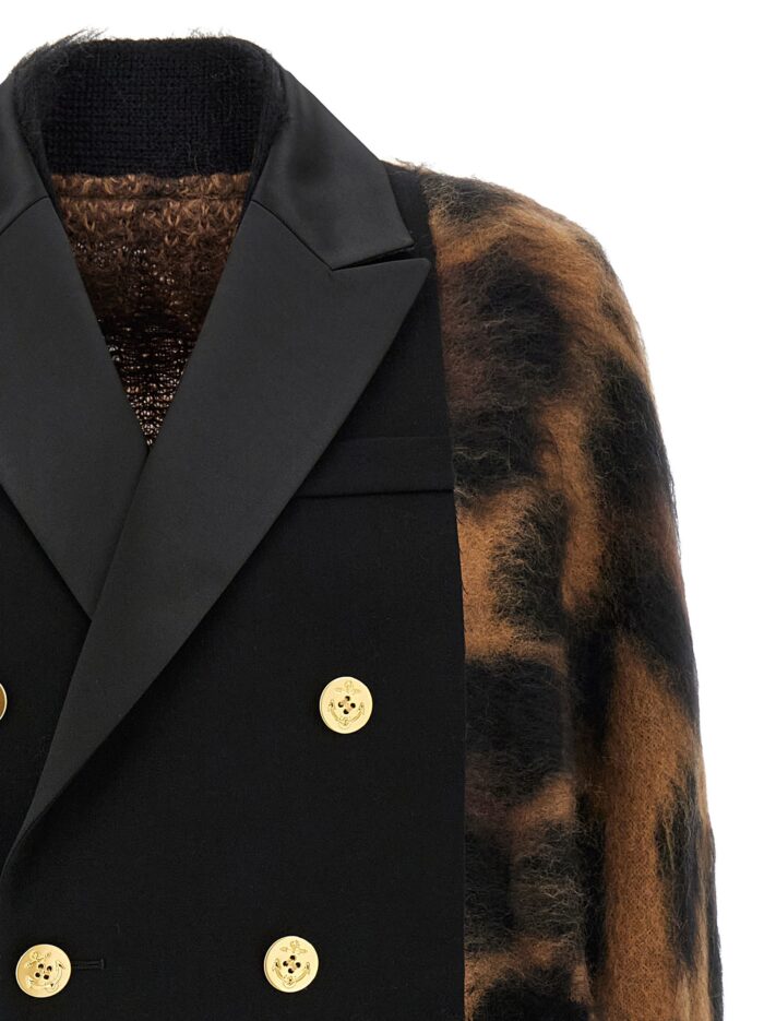 SACAI Cardigan With Double-breasted Insert