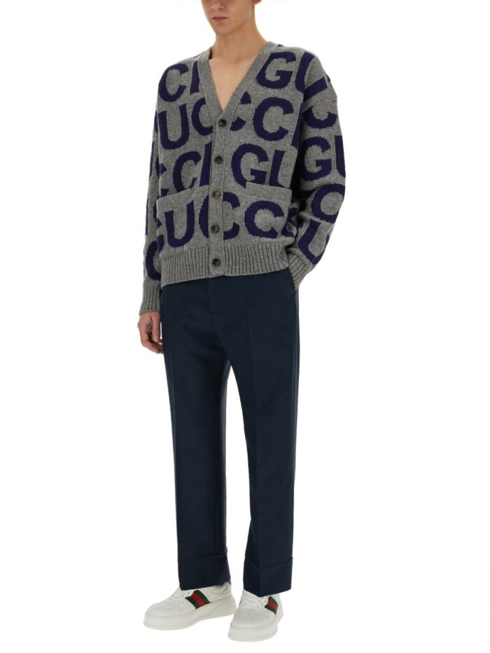 CARDIGAN WITH GUCCI INLAY