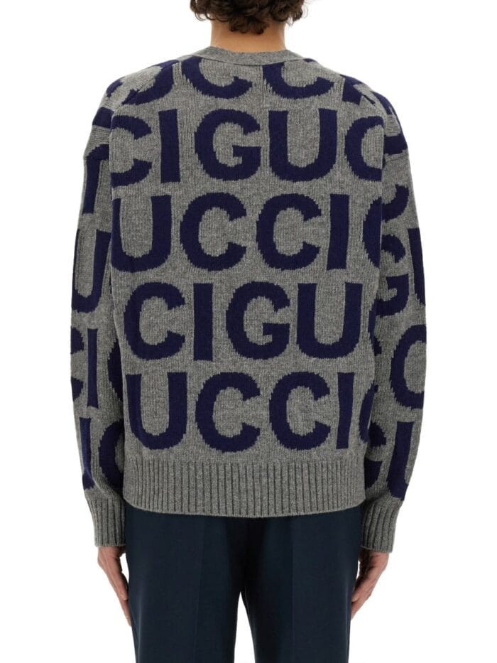 CARDIGAN WITH GUCCI INLAY