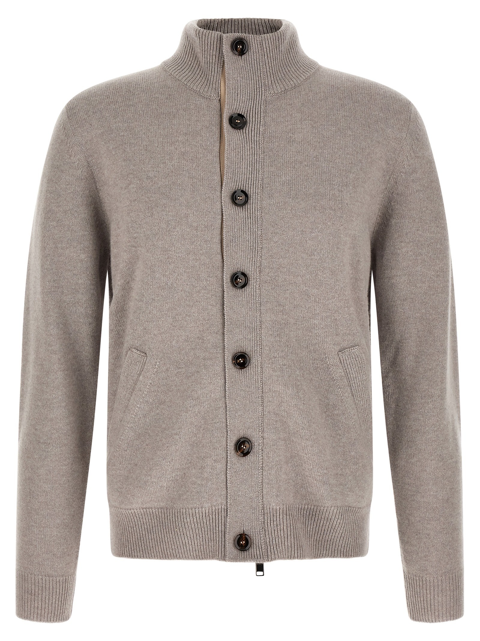 BRIONI Cardigan With Price List Collar