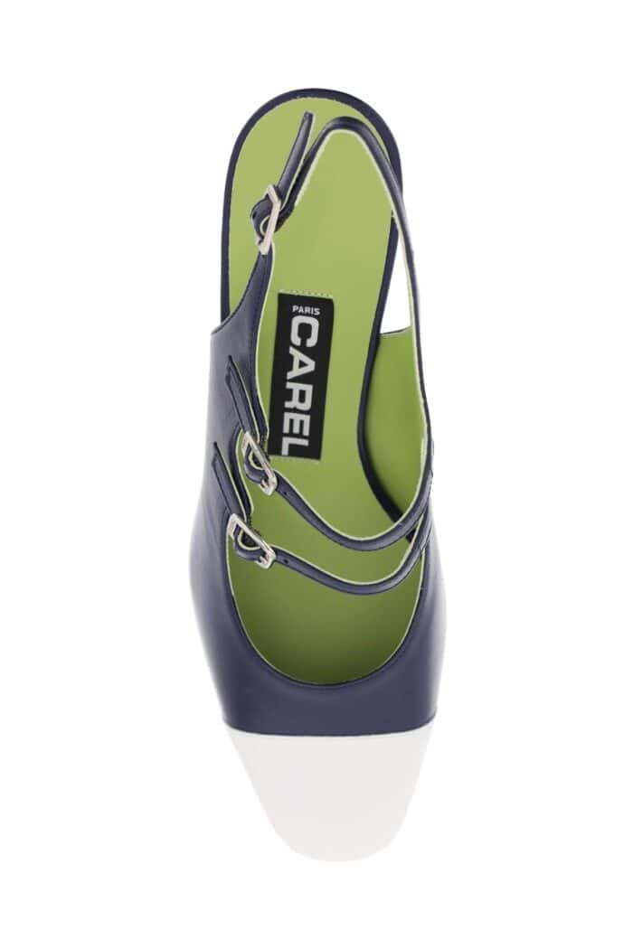 CAREL Patent Leather Papaya Slingback Mary Jane