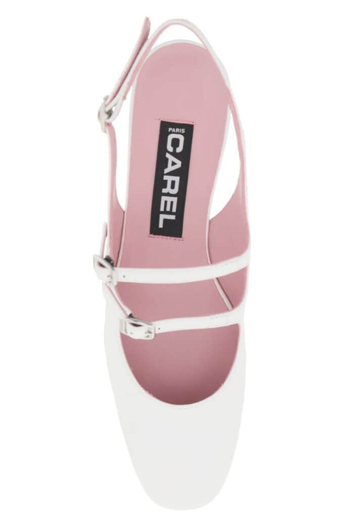 CAREL Patent Leather Pche Slingback Mary Jane