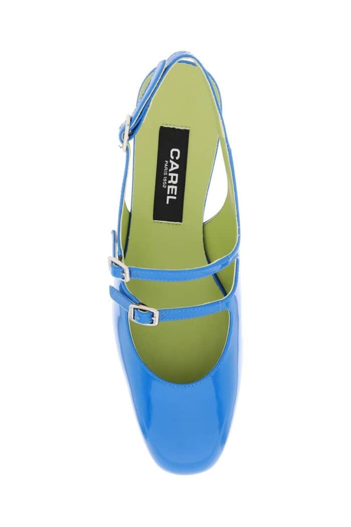 CAREL Patent Leather Pche Slingback Mary Jane