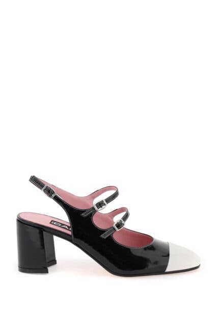 CAREL Patent Leather Slingback Mary Jane