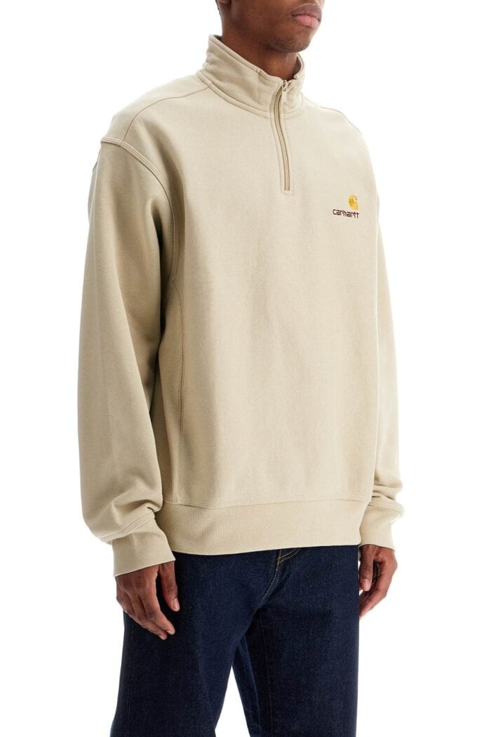 CARHARTT WIP "american Script Half-zip Sweat