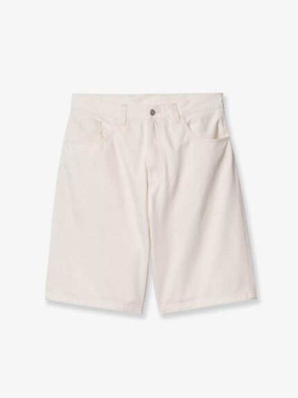 Carhartt Wip Brandon White Denim Bermuda Shorts