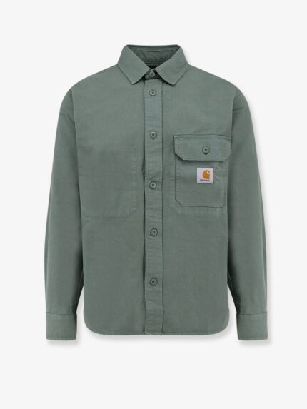 Carhartt Wip Cotton Shirt With Logo Patch