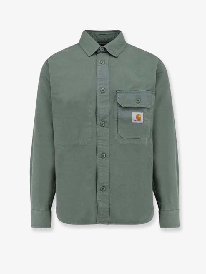 Carhartt Wip Cotton Shirt With Logo Patch