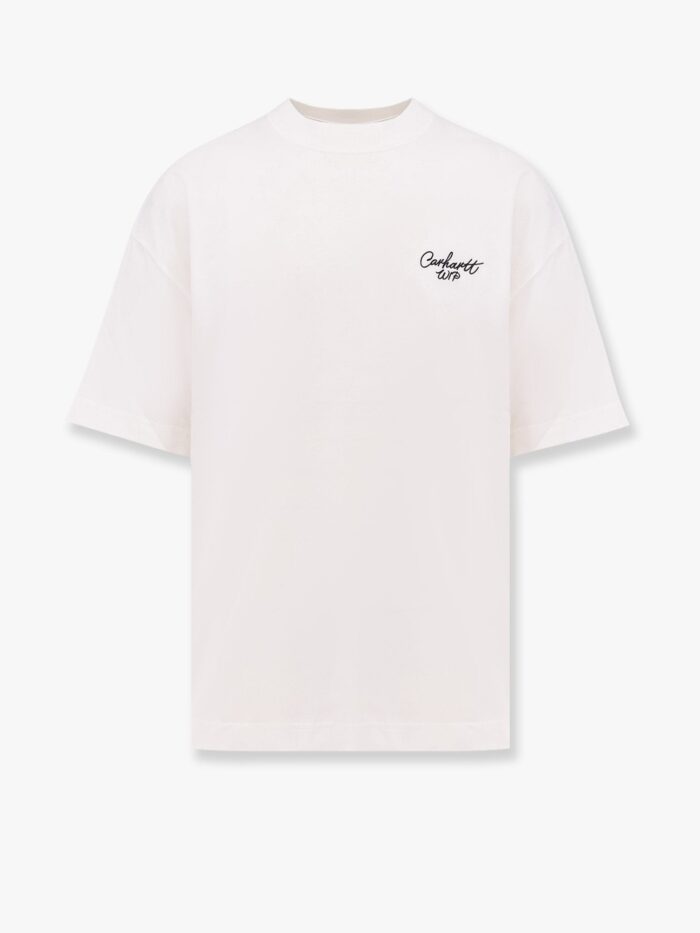 Carhartt Wip Cotton T-shirt With Logo Embroidery