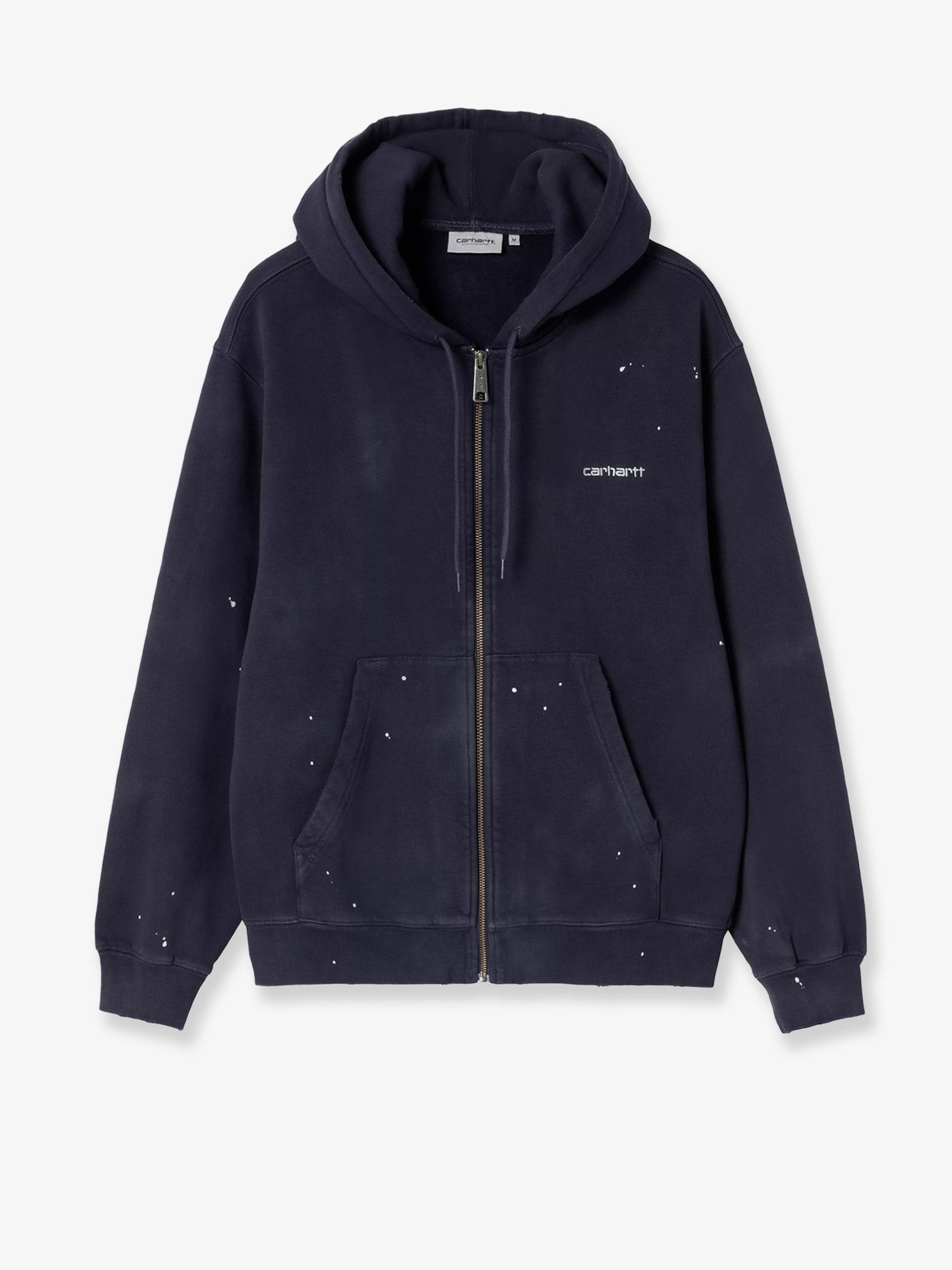 Carhartt Wip Hooded Painter Cotton Sweatshirt With Embroidered Logo On The Front