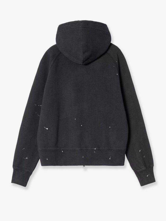 Carhartt Wip Hooded Painter Cotton Sweatshirt With Front Embroidered Logo