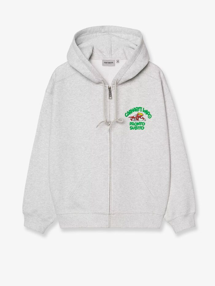 Carhartt Wip Hooded Pronto Sweat Jacket Cotton Blend Sweatshirt