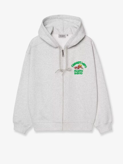 Carhartt Wip Hooded Pronto Sweat Jacket Cotton Blend Sweatshirt