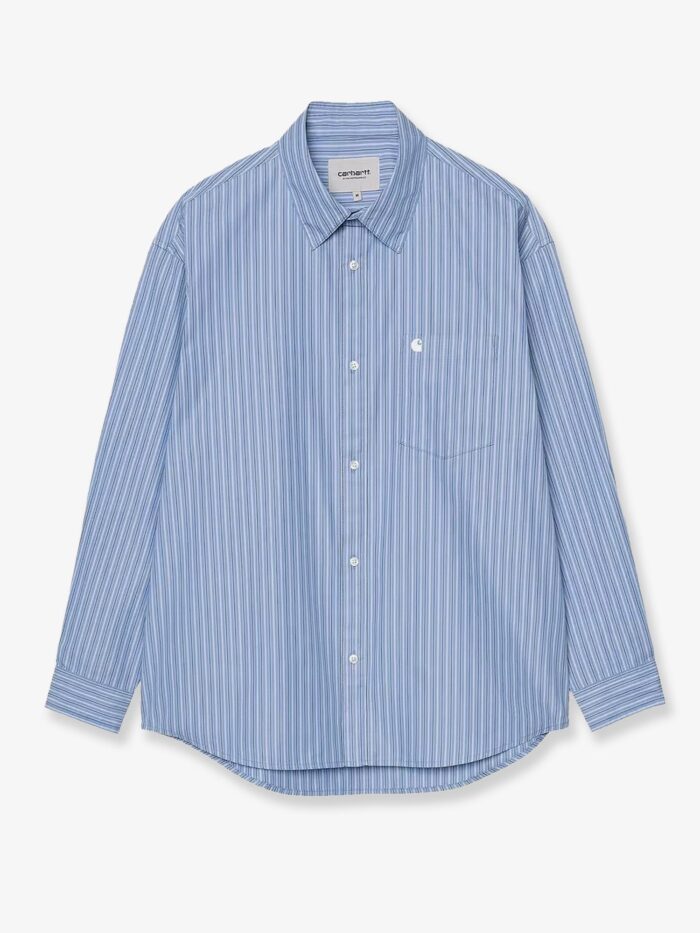 carhartt wip keene striped cotton shirt l/s Carhartt Wip Keene Striped Cotton Shirt L/S