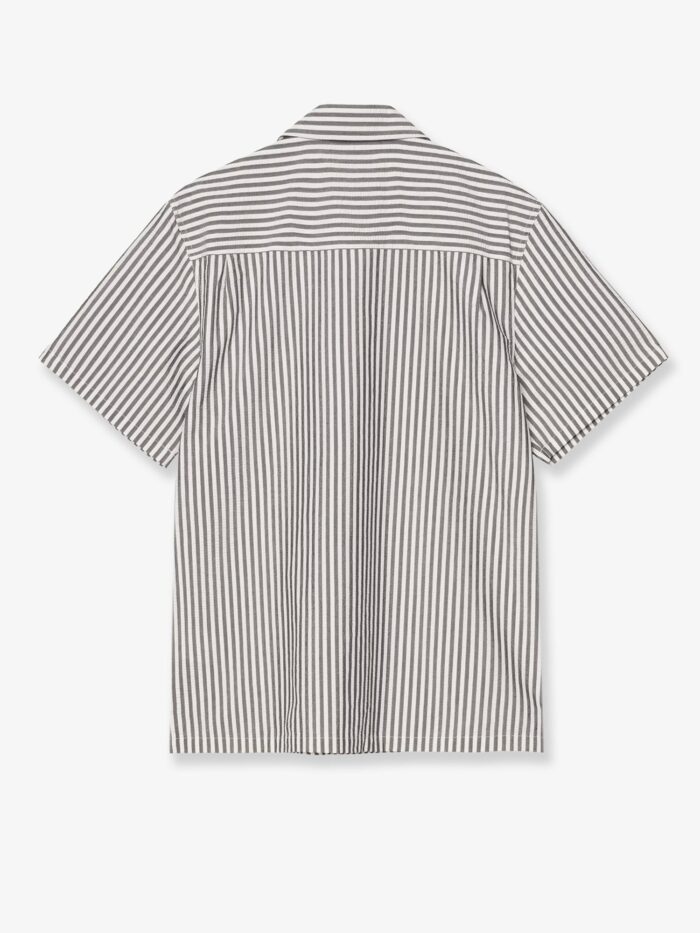 Carhartt Wip Level Cotton Blend Shirt With Striped Pattern
