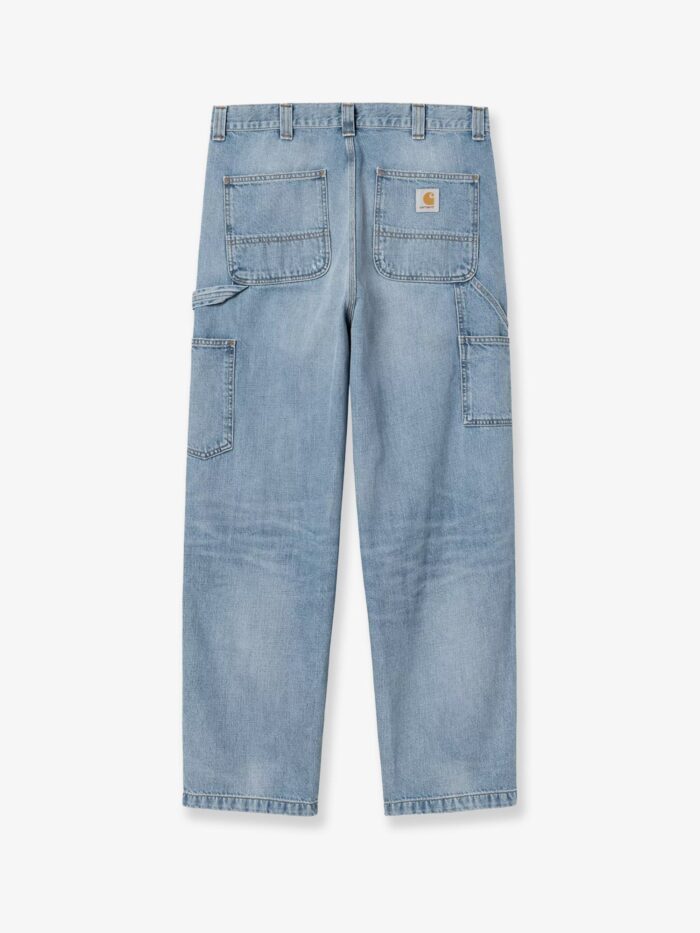 Carhartt Wip Loose Fit Blue Denim Jeans