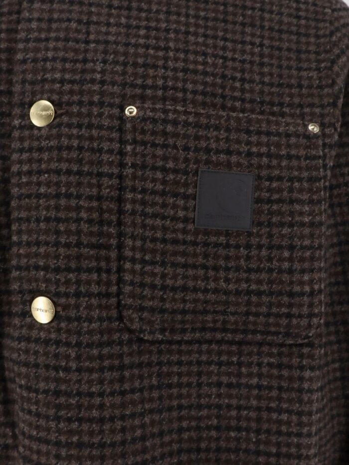 Carhartt Wip Lowis Jacket With Houndstooth Pattern