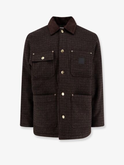 Carhartt Wip Lowis Jacket With Houndstooth Pattern