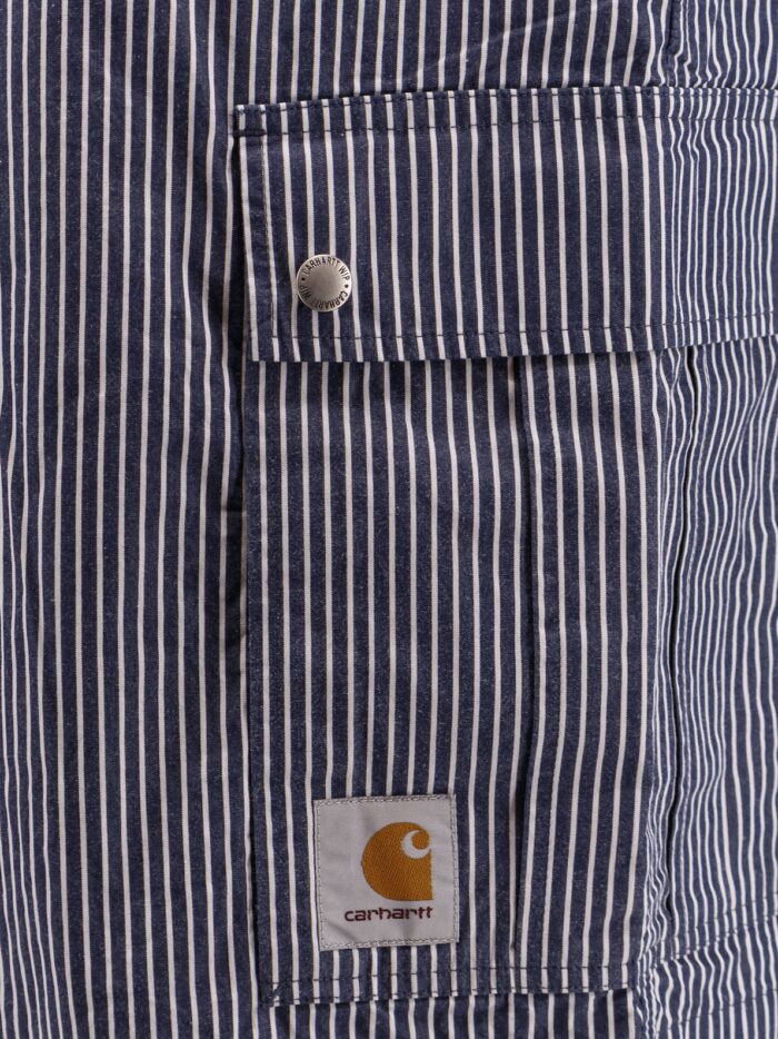 Carhartt Wip Notus Striped Canvas  Bermuda Shorts
