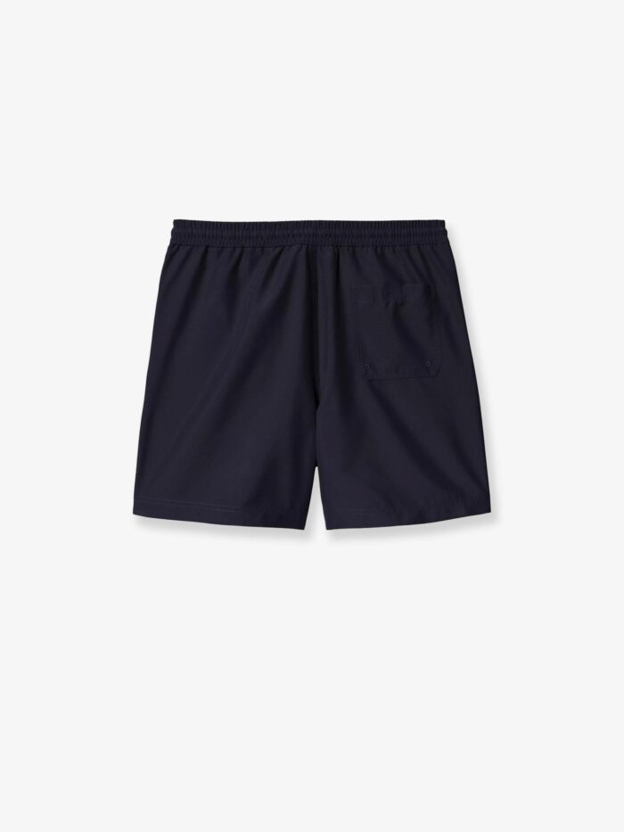 Carhartt Wip Nylon Swim Trunks With Contrasting Embroidered Logo