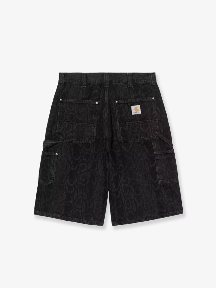 Carhartt Wip OG Double Knee Black Denim Bermuda Shorts