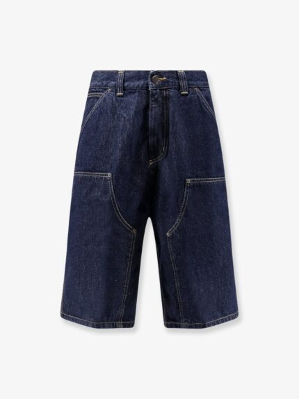 Carhartt Wip OG Double Knee Blue Denim Shorts